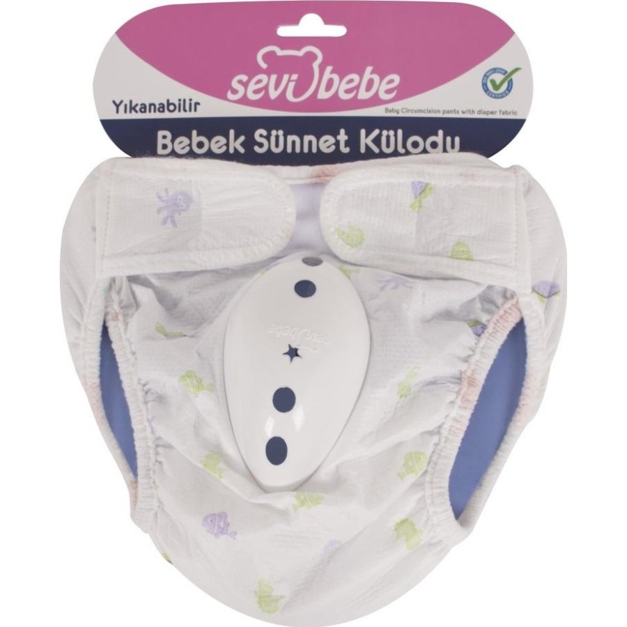 Sevi Bebe Yıkanabilir Bezli Bebek Sünnet Külodu