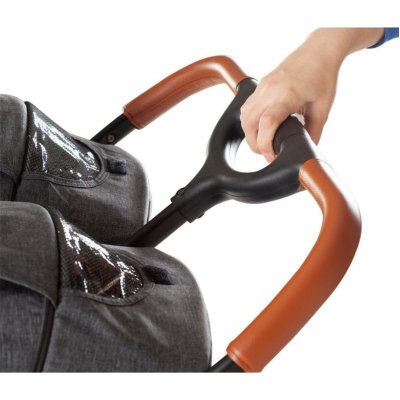 Kraft Connect Yanyana İkiz Bebek Arabası, Gri