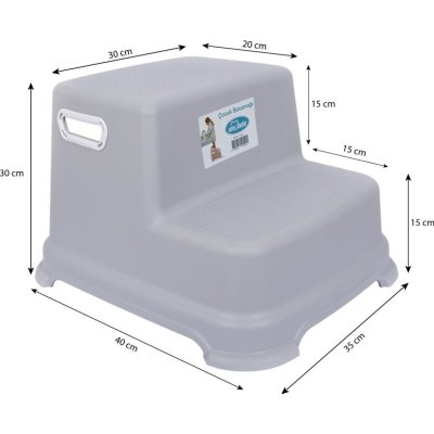 Sevi Bebe Çocuk Basamağı, Gri