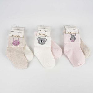 Katamino Kaola Aks. Bebek Soket Çorap, Asorti, 2'li