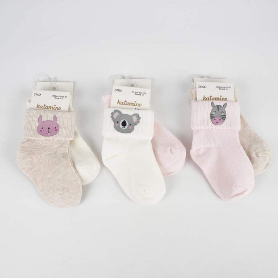 Katamino Kaola Aks. Bebek Soket Çorap, Asorti, 2'li