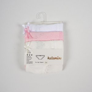 Katamino Amanda Kız 3'lü Slip Set, Asorti