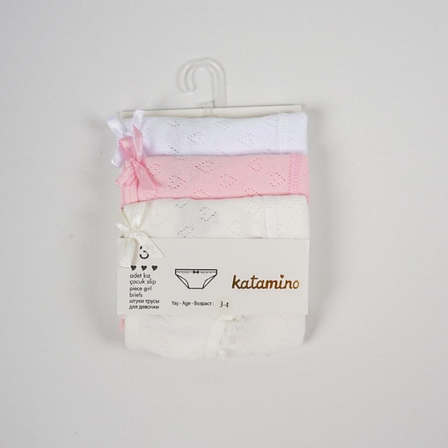 Katamino Amanda Kız 3'lü Slip Set, Asorti