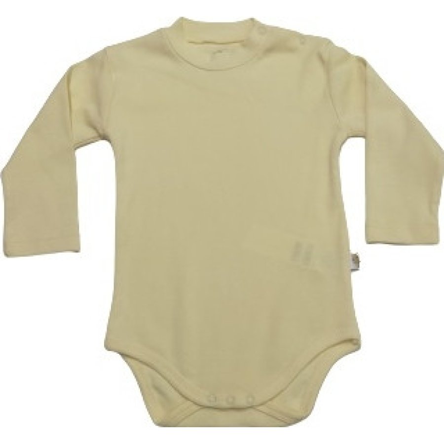 Albimini Minidamla Uzun Kol Bebek Badi, Sarı