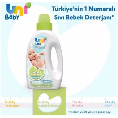Uni Baby Hassas Dokunuş Sıvı Çamaşır Deterjanı, 1500 ml