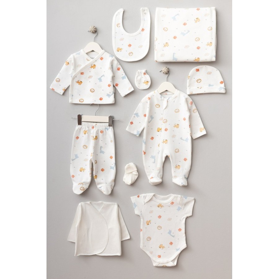 Bebitof Panter 10 Parça Hastane Çıkışı 10113 Ekru