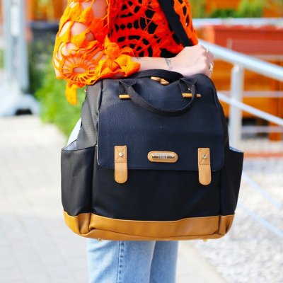 M&Y Holifera Deri Anne Bebek Bakım Çantası, Siyah