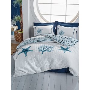 Cotton Box Maritime Complete Set Tek Kişilik Star Lacivert