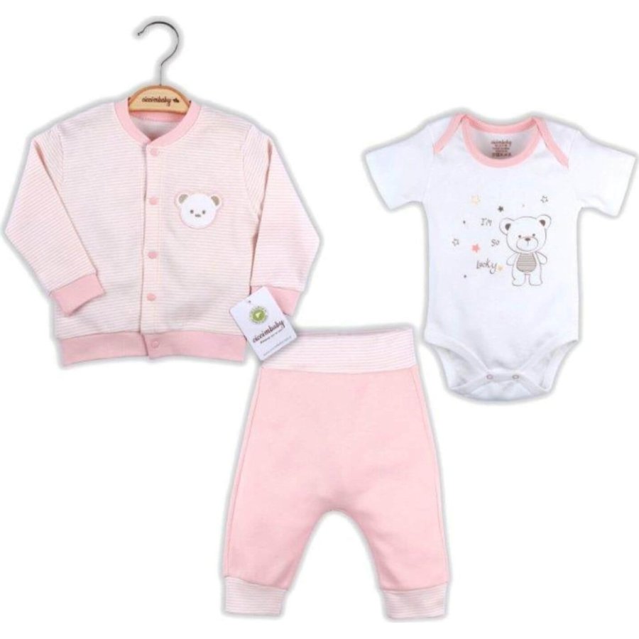 Ciccim Baby Çift Ayıcık 3'lü Takım, Pembe