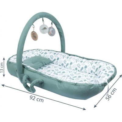 Sevi Bebe Çok Fonksiyonlu Anne Yanı Reflü Yatağı, Yaprak