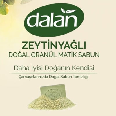 Dalan Zeytinyağlı Doğal Granül Matik Sabun, Zeytin Mucizesi, 1000 g