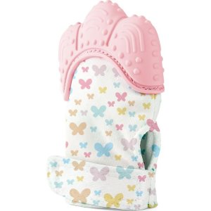 BabyJem Diş Kaşıyıcı Eldiven, Pembe