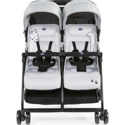 Chicco Ohlala Twin İkiz Bebek Arabası, Silver