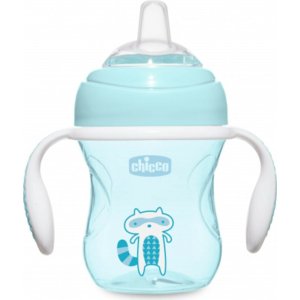 Chicco Yumuşak Uçlu Geçiş Bardağı, 4+ Ay, Erkek