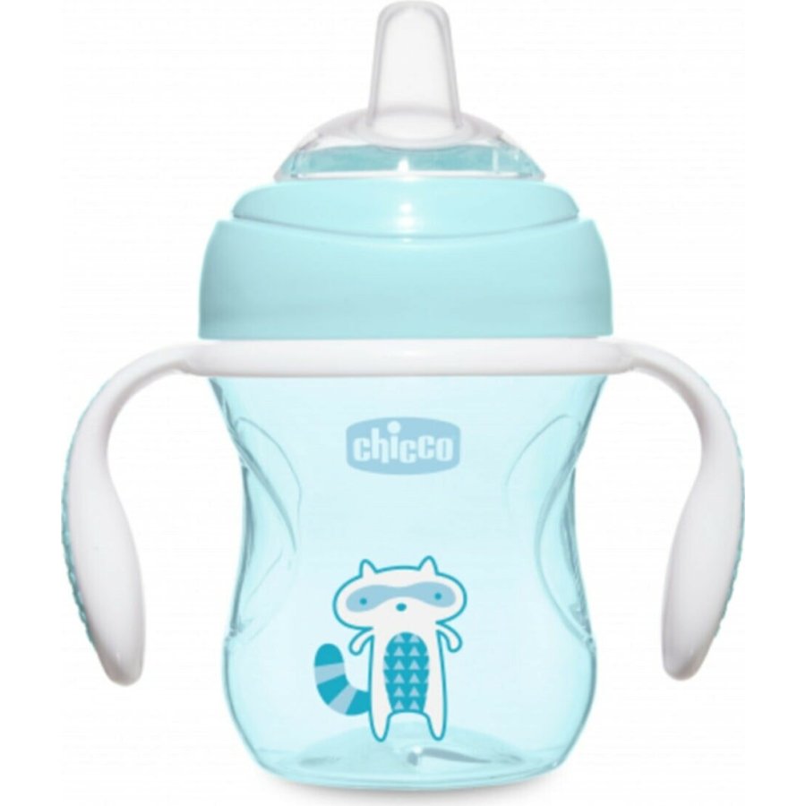 Chicco Yumuşak Uçlu Geçiş Bardağı, 4+ Ay, Erkek