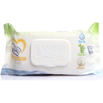 Sleepy Natural Yenidoğan Islak Havlu Mendil, 40 Yaprak, 12'li