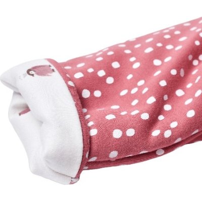 Bibaby Biorganic Little Love Elyaflı Hırka, Gül Kurusu