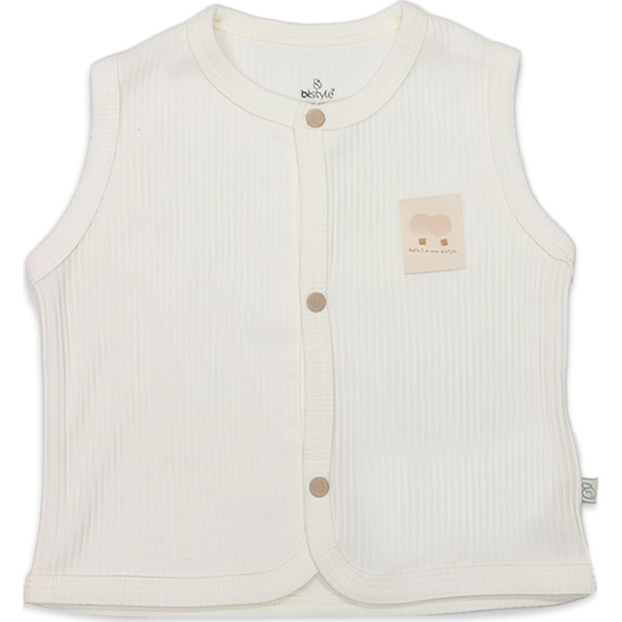 Bistyle Modal Flying Balloons Bebek Yelek BS18110 Ekru