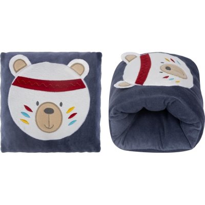 Sevi Bebe Nakışlı Lüks Emzirme Yastığı, Gri