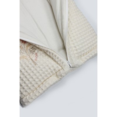 Bistyle Fermuarlı Natural Life Pike Battaniye Girl 70113 Ekru