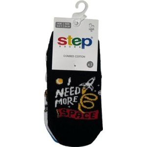 Step Space Patik Çorap, Karışık Renkli, 3'lü