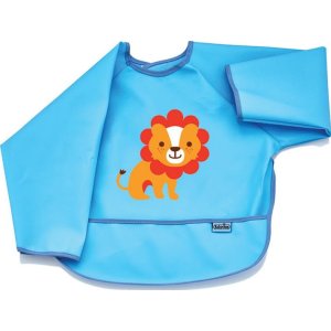 BabyJem Poli Muşamba Kollu Mama Önlüğü, Mavi