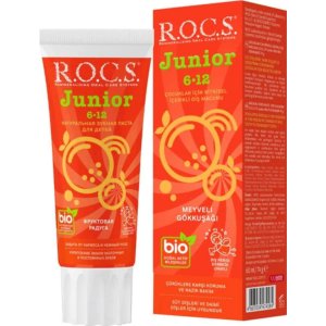 R.O.C.S. Junior Diş Macunu, 60 ml, Meyveli Gökkuşağı