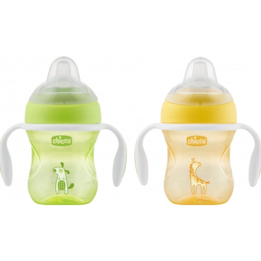 Chicco Yumuşak Uçlu Geçiş Bardağı, 4+ Ay, Unisex