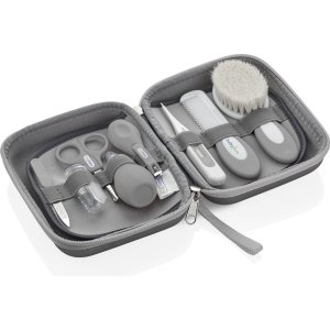 BabyJem Bebek Bakım Seti, 9 Parça, Gri