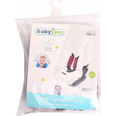 BabyJem Örme Havlu Oto Koltuğu Kılıfı, Beyaz