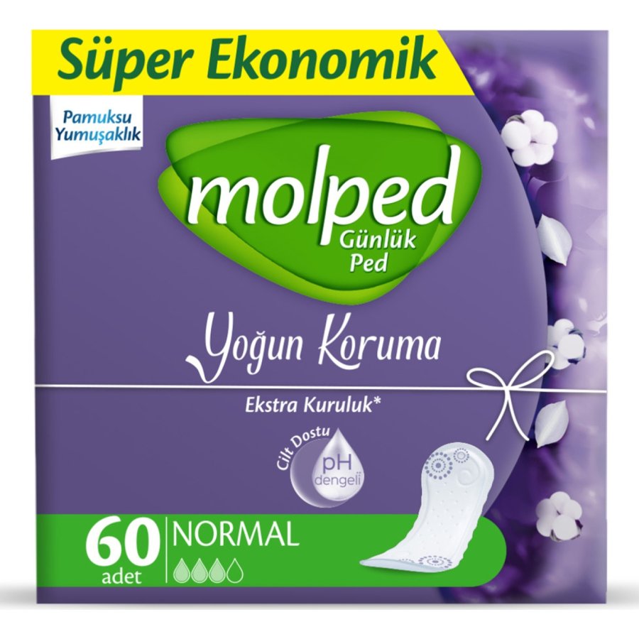 Molped Günlük Ped Yoğun Koruma Süper Eko 60 Adet
