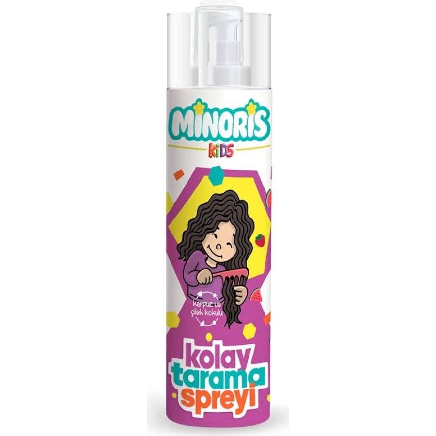 Minoris Kids Organik Kolay Tarama Saç Spreyi, 200 ml