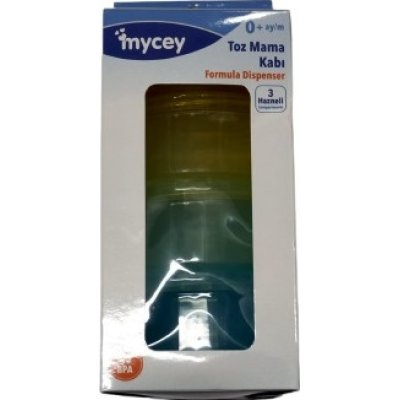 Mycey 3 Hazneli Toz Mama Kabı