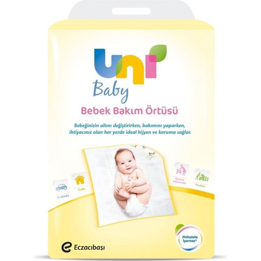 Uni Baby Bebek Bakım Örtüsü, 10 Adet