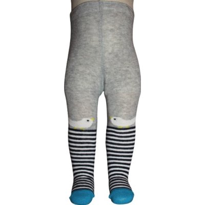 Bibaby Desenli Külotlu Çorap, Gri, Kuş