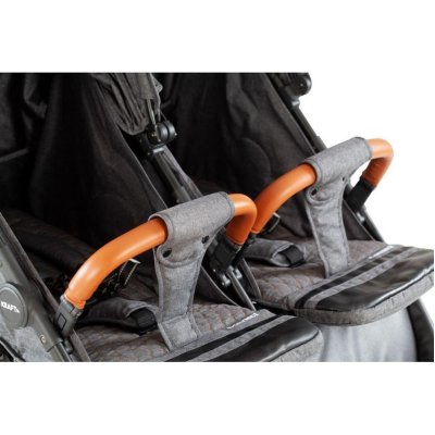 Kraft Connect Yanyana İkiz Bebek Arabası, Gri