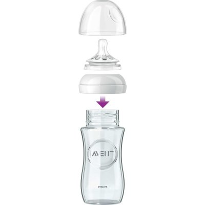 Philips Avent Natural Cam Biberon, 240 ml