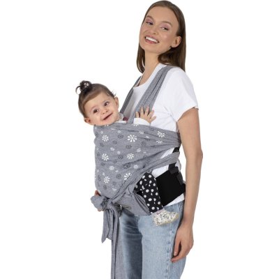 Sevi Bebe Destekli Giymeli Sling, Gri