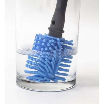 BabyJem Emzik ve Biberon Temizleme Fırçası, Mavi