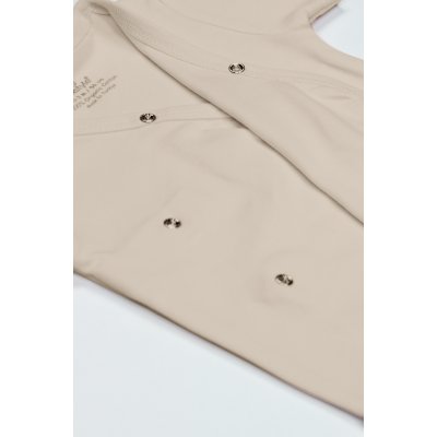 Bistyle Organik Natural Basic Style Kruvaze Uzun Kol Body BS17102 Bej