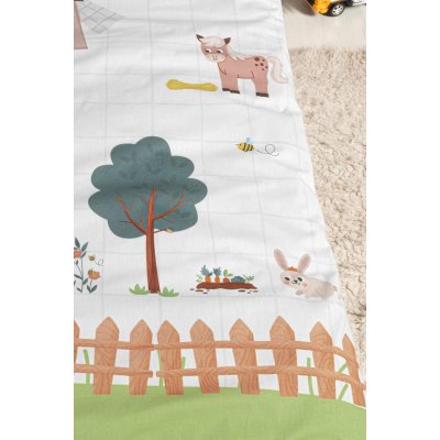 Kanz Ranforce Bebek Nevresim Takımı Knz-001 Farming