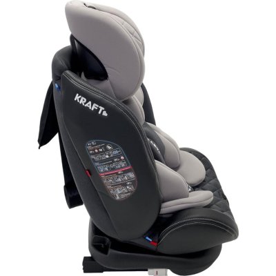 Kraft Easy Rotate İsofixli 0-36 kg Oto Koltuğu, Gri