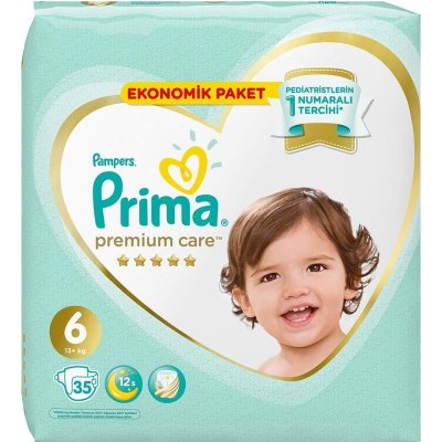 Prima Premium Care Bebek Bezi, 6 Beden, 35 Adet