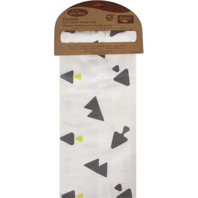 Sevi Bebe Organik Müslin Bebek Battaniye, 100x100, Üçgen