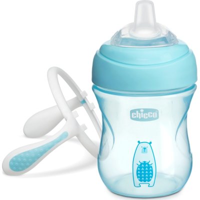 Chicco Yumuşak Uçlu Geçiş Bardağı, 4+ Ay, Erkek