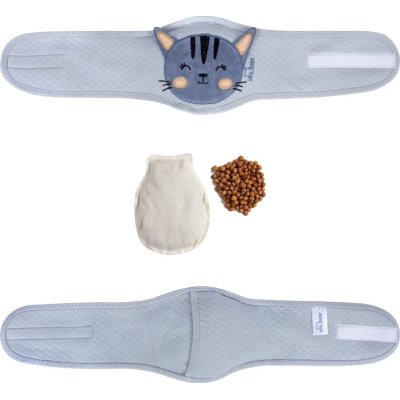 Sevi Bebe Gaz Giderici Kiraz Çekirdekli Bel Bandı, Gri