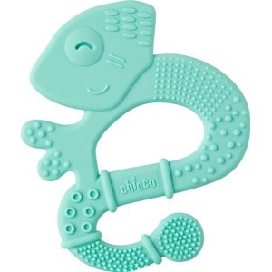 Chicco Silikon İguana Diş Kaşıyıcı, 2+ Ay, Yeşil