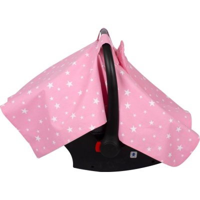 Sevi Bebe Fiyonklu Ana Kucağı Örtüsü, Pembe, Yıldız