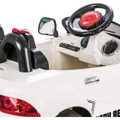 Pilsan Tery Bery Uzaktan Kumandalı Akülü Araba, 12 Volt, Beyaz