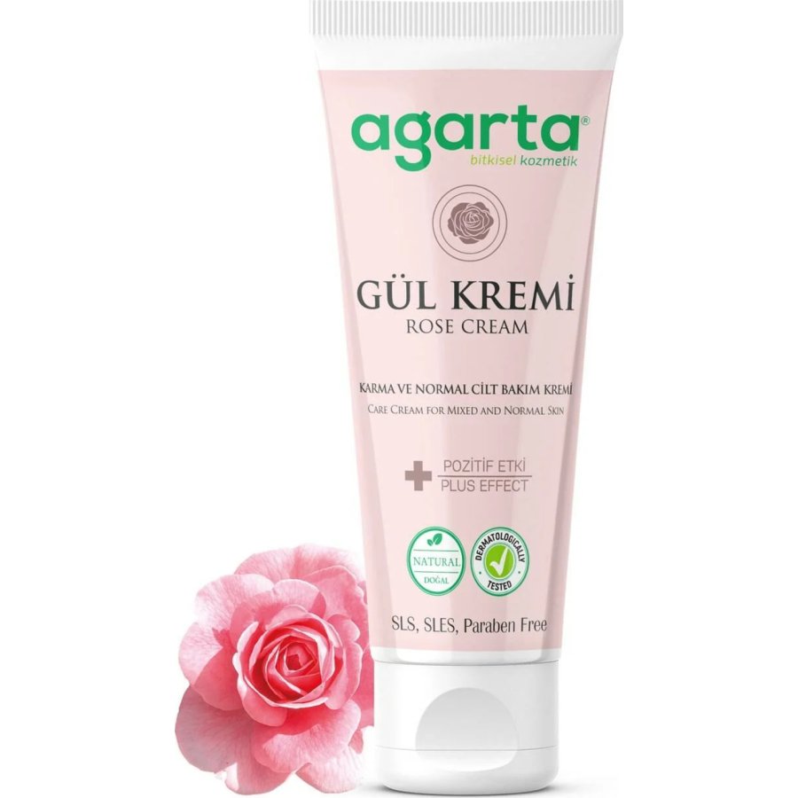 Agarta Doğal Cilt Bakım Kremi 75 ml Gül